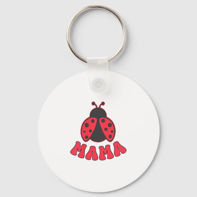 Porte-clés Mama Ladybug First Birthday Girl Family Matching P (Recto)