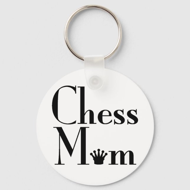 Porte-clés Maman aux échecs (Recto)