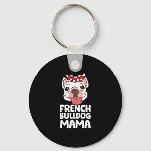Porte-clés Maman Bouledogue Français Chien Bouledogue Françai