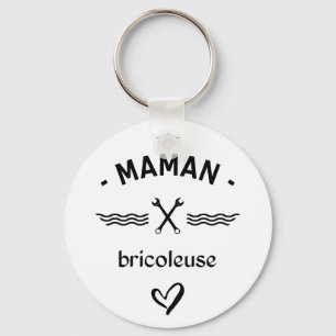Porte-clés Maman bricoleuse