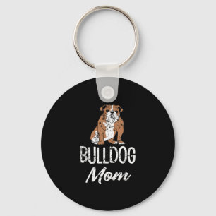 Porte-clés Maman Bulldog Citation Amusante Femmes 