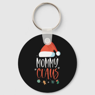 Porte-clés Maman Claus Amusant Famille Couples de Noël Père N