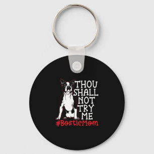 Porte-clés Maman Cute Boston Terrier Amoureux des chiens