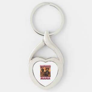 Porte-clés Maman dachshund