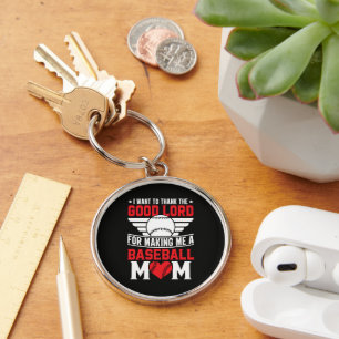 Porte-clés Maman de baseball Parent sportif Maman de jour de