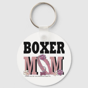 Porte-clés MAMAN de boxeur