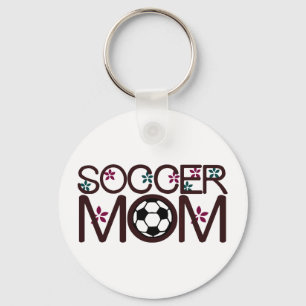Porte-clés Maman de football