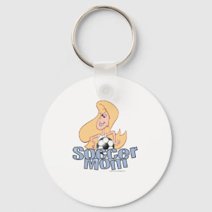 Porte-clés Maman de football