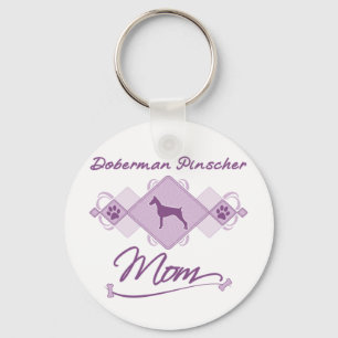 Porte-clés Maman de Pinscher de dobermann