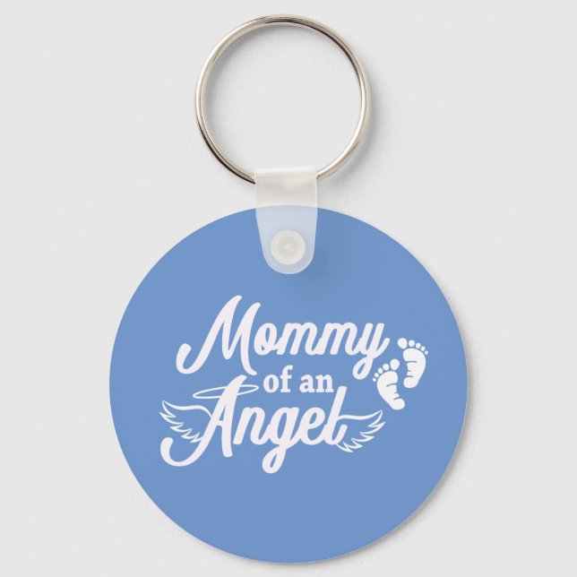 Porte-clés Maman d'un Porte - clé ange (Recto)