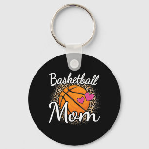 Porte-clés Maman Empreinte de léopard Basketball Femmes Mama