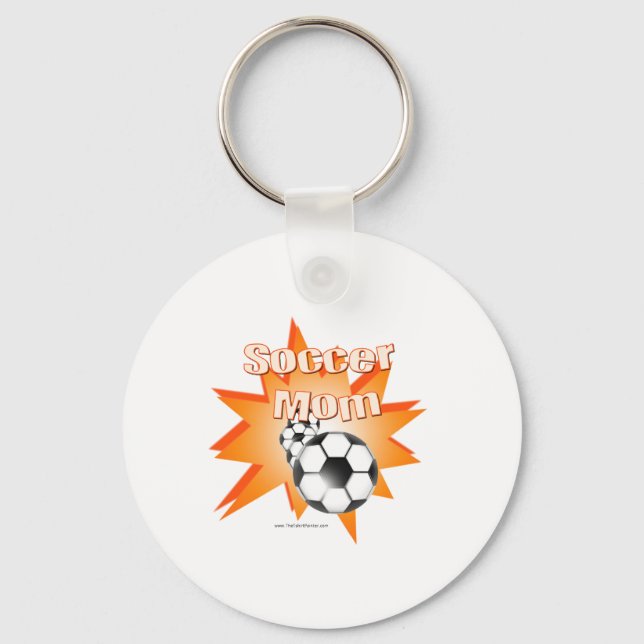 Porte-clés Maman Footballeur (Recto)