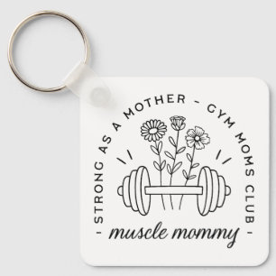 Porte-clés Maman gym muscle maman maman drôle
