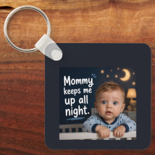 Porte-clés Maman me garde debout toute la nuit