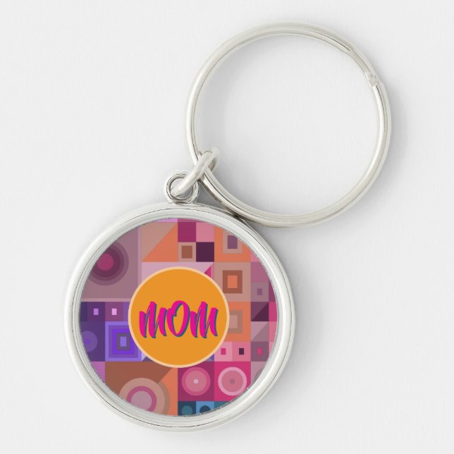 PORTE-CLÉS MAMAN, MÈRE, FEMMES, ANNIVERSAIRE, ARGENT CADEAU (Devant)