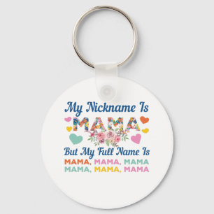 Porte-clés Maman Mon Surnom Est Maman Anniversaire