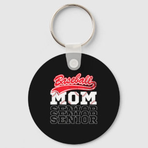 Porte-clés Maman senior de baseball promotion de maman de bas