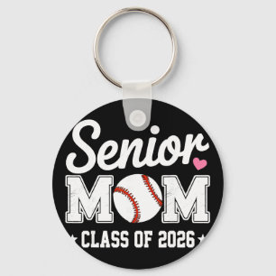 Porte-clés Maman senior de la promotion 2026 Baseball Rétro M