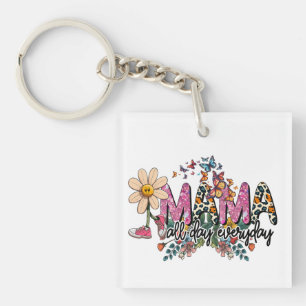 Porte-clés Maman Toute la journée Fête des Mères