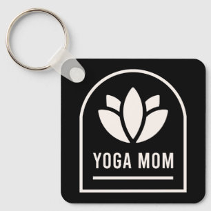 Porte-clés Maman yoga yogi mère