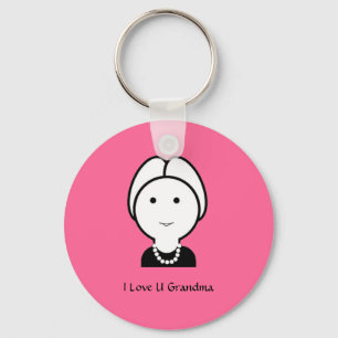 Porte-clés Mamie (Personnaliser)
