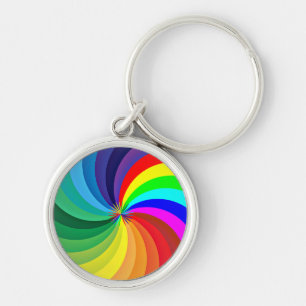 Porte-clés Mandala-46556 couleur arc-en-ciel