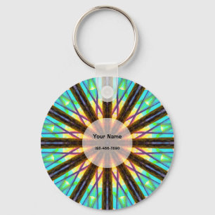 Porte-clés Mandala coloré