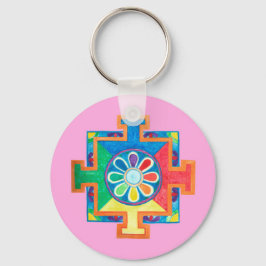 Porte-clés Mandala de création