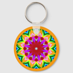 Porte-clés Mandala de fractale