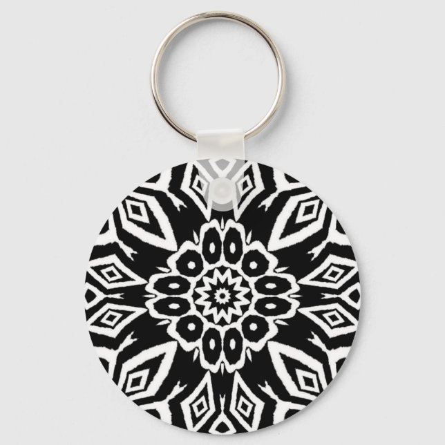 Porte-clés Mandala de minuit (Recto)