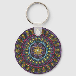 Porte-clés Mandala mystérieux