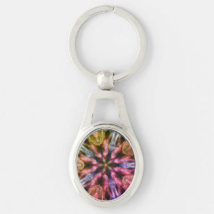 Porte-clés Mandalastyle Oval Metal Porte - clé