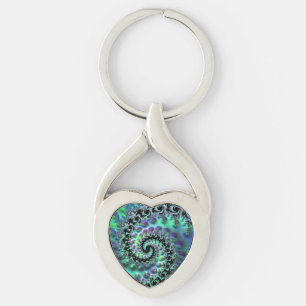 Porte-clés Mandelbrot Discovery Heart Key Ring