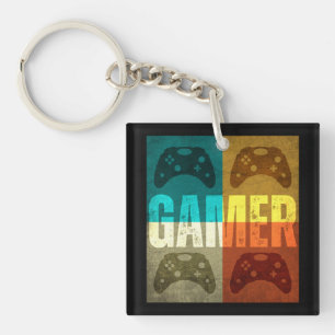 PORTE-CLÉS MANETTE DE JEU VIDÉO RÉTRO GAMER