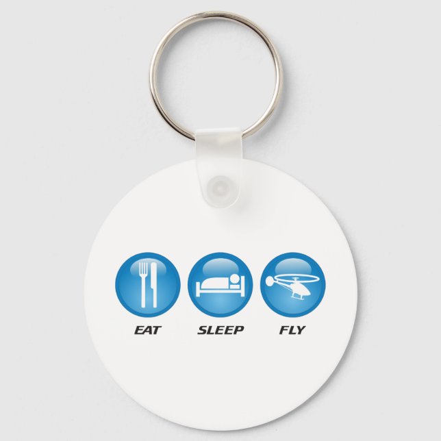 Porte-clés Mange Sleep Fly (Recto)