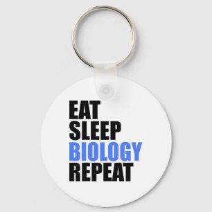 Porte-clés Manger Dormir Biologie Répéter Biologiste Professe