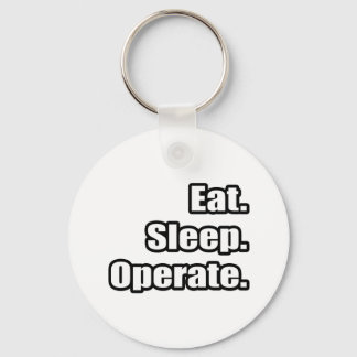 Porte-clés Manger. Dormir. Fonctionne.