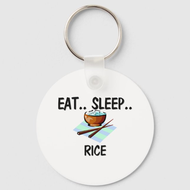 Porte-clés Mangez du RIZ de sommeil (Recto)