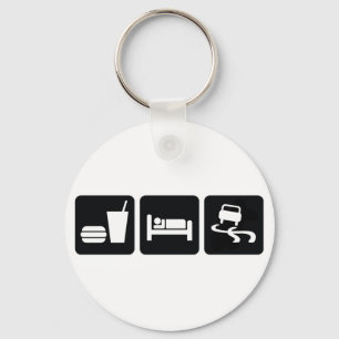 Porte-clés Mangez la dérive de sommeil