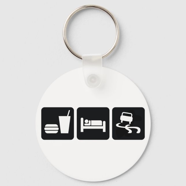 Porte-clés Mangez la dérive du sommeil (Recto)