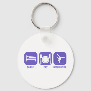 PORTE-CLÉS MANGEZ LA GYMNASTIQUE DE SOMMEIL