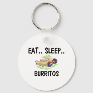 Porte-clés Mangez les BURRITOS de sommeil