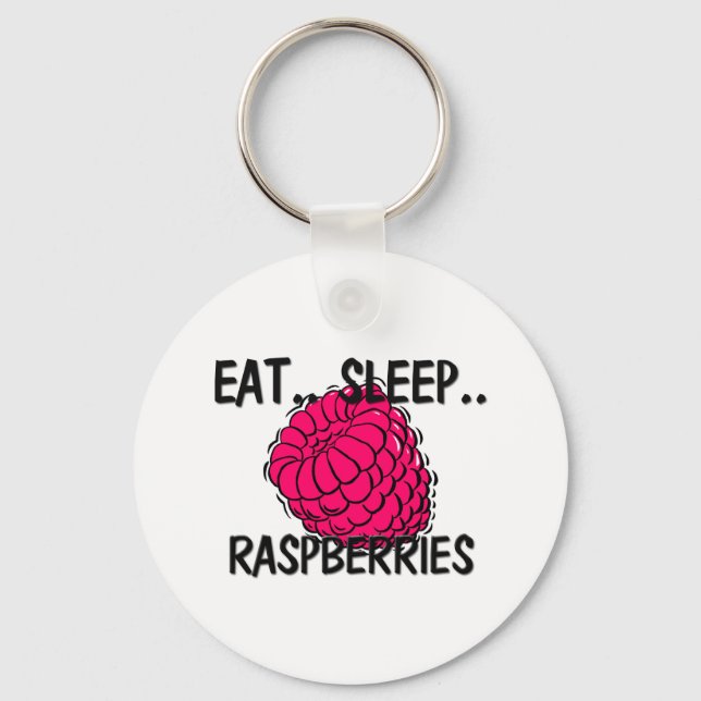 Porte-clés Mangez les RASPBERRIES du sommeil (Recto)