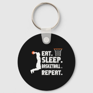 Porte-clés Mangez Sleep Basketball Répéter Basketball Sports