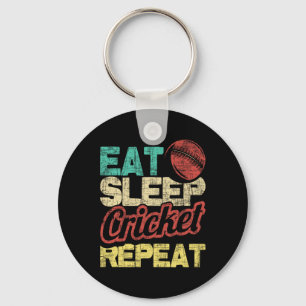 Porte-clés Mangez Sleep Cricket Repeat - Cricketer Tsman Tsma