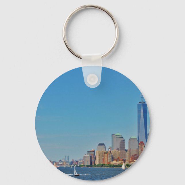 Porte-clés Manhattan Brooklyn New York NYC (Recto)