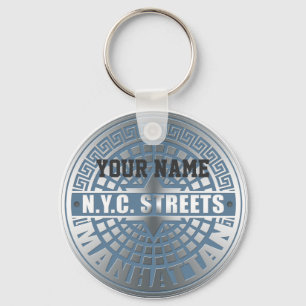Porte-clés Manhole Covers Manhattan
