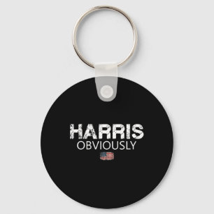 Porte-clés Manifestement Drapeau Américain Kamala Harris Pour