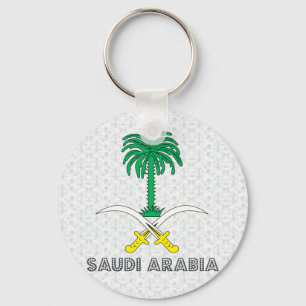 Porte-clés Manteau de l'Arabie Saoudite des bras