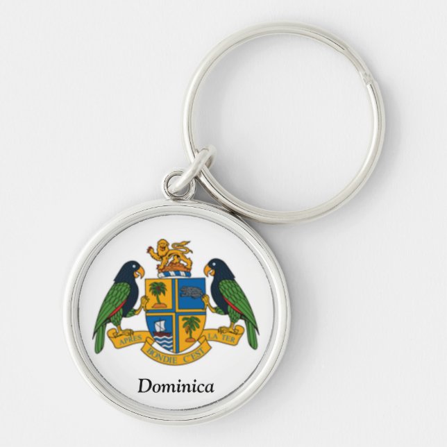 Porte-clés Manteau des bras de la Dominique (Devant)